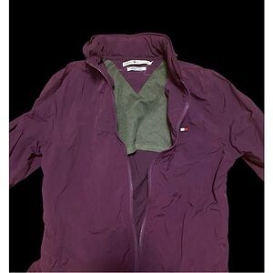 Tommy Hilfiger Deep Purple Outerwear, hooded jacket